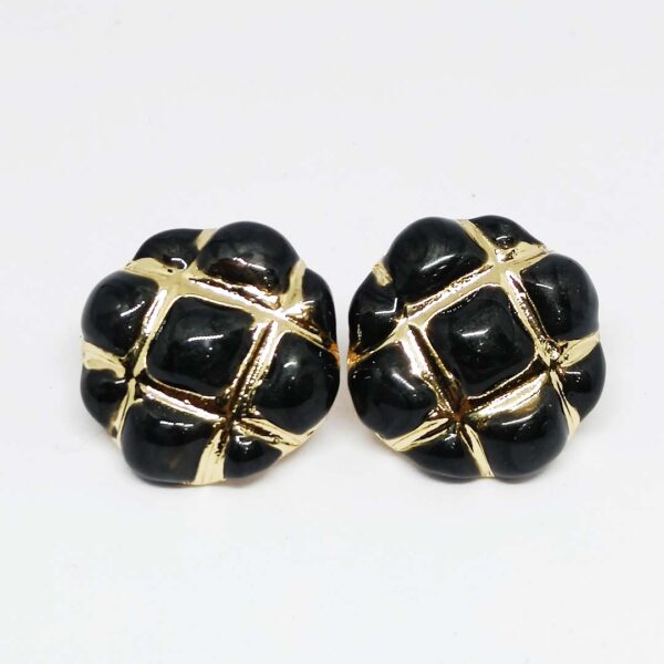 Moonlight Whispers Black Earrings