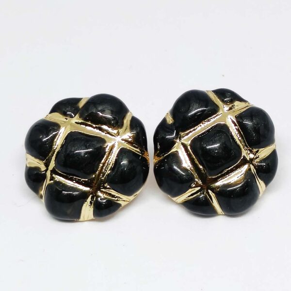 Moonlight Whispers Black Earrings - Image 2