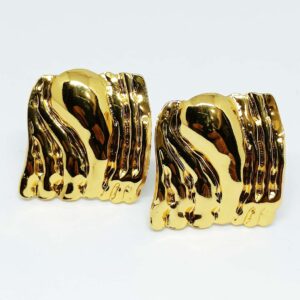 Starry Traces Golden Earrings
