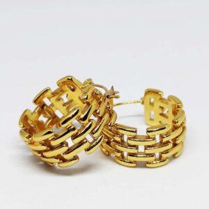 Golden Bricks Earrings