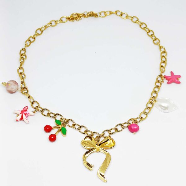 Cherry Charm Necklace - Image 2
