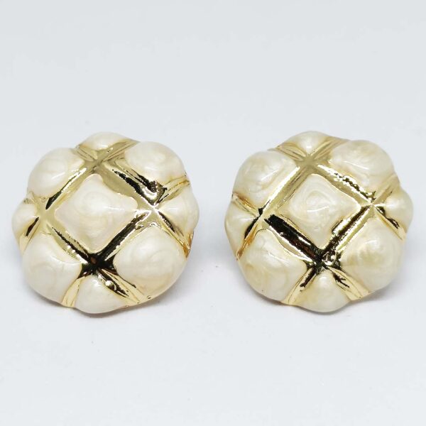Moonlight Whispers White Earrings