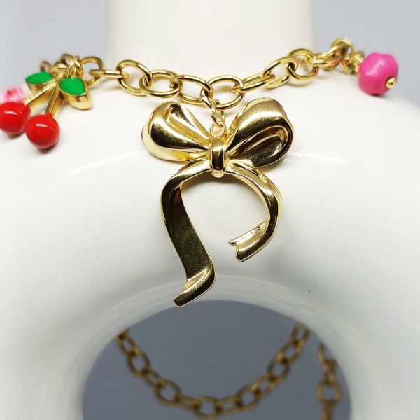Cherry Charm Necklace - Image 3