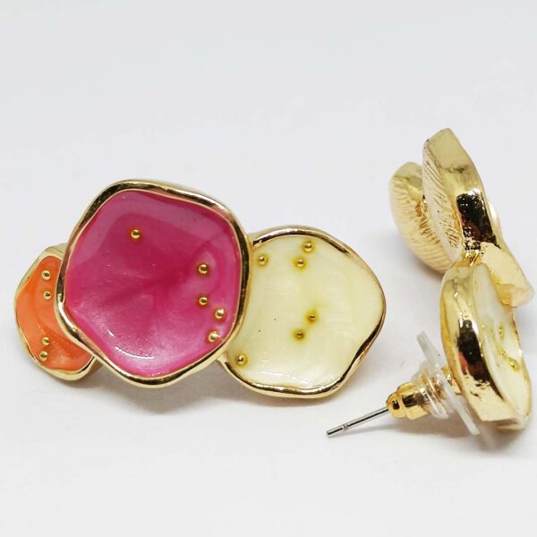 Rose Iris Earrings - Image 2
